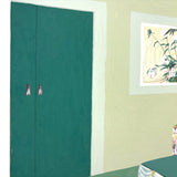 The Green Bedroom: Gouache on Board Vintage Art/Design School Interior Study