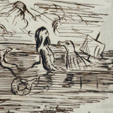 The First Book of VIRGIL's The Aeneid: Amazing Hand-drawn Re-telling with Latin Subtitles, F.B. Greene, Providence RI, 1868 (Copy)