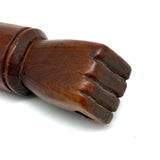 Antique Sailor Made Hardwood Fid with Carved Fist