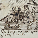The First Book of VIRGIL's The Aeneid: Amazing Hand-drawn Re-telling with Latin Subtitles, F.B. Greene, Providence RI, 1868 (Copy)