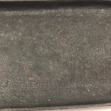 Modernist Cast Iron Tray with Enamel Painted Decoration, Presumed Japanese
