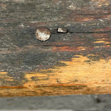 Petite and Very Sweet Primitive 19th Century Cricket Stool in Old Green Paint