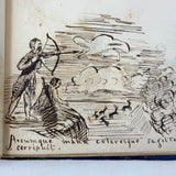 The First Book of VIRGIL's The Aeneid: Amazing Hand-drawn Re-telling with Latin Subtitles, F.B. Greene, Providence RI, 1868 (Copy)