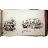 The First Book of VIRGIL's The Aeneid: Amazing Hand-drawn Re-telling with Latin Subtitles, F.B. Greene, Providence RI, 1868 (Copy)