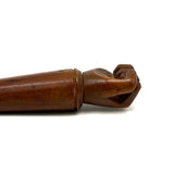 Antique Sailor Made Hardwood Fid with Carved Fist