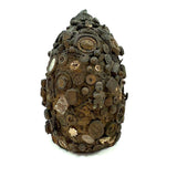 Dark and Craggy Antique Stoneware/Redware Memory Jug, Sealed Forever