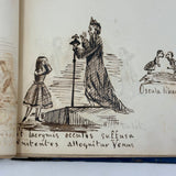 The First Book of VIRGIL's The Aeneid: Amazing Hand-drawn Re-telling with Latin Subtitles, F.B. Greene, Providence RI, 1868 (Copy)