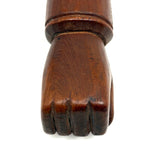 Antique Sailor Made Hardwood Fid with Carved Fist