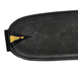 Modernist Cast Iron Tray with Enamel Painted Decoration, Presumed Japanese