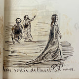 The First Book of VIRGIL's The Aeneid: Amazing Hand-drawn Re-telling with Latin Subtitles, F.B. Greene, Providence RI, 1868 (Copy)