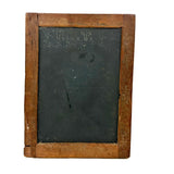 19th Century Small Size Handmade School Slate with Charming Etched Monogram, Stars and Shapes