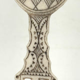 SOLD Inari Sámi (Lapland, FInland) Finely Carved Reindeer Antler Spoon