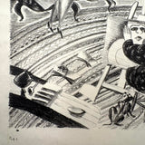 Esther Pressoir, Artist and Model, c. 1930 Signed Lithograph (no. 1)