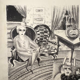 Esther Pressoir, Artist and Model, c. 1930 Signed Lithograph (no. 1)