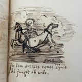 The First Book of VIRGIL's The Aeneid: Amazing Hand-drawn Re-telling with Latin Subtitles, F.B. Greene, Providence RI, 1868 (Copy)