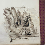 The First Book of VIRGIL's The Aeneid: Amazing Hand-drawn Re-telling with Latin Subtitles, F.B. Greene, Providence RI, 1868 (Copy)