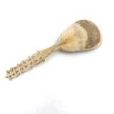 SOLD Inari Sámi (Lapland, FInland) Finely Carved Reindeer Antler Spoon