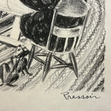 Esther Pressoir, Artist and Model, c. 1930 Signed Lithograph (no. 1)