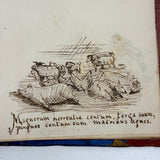 The First Book of VIRGIL's The Aeneid: Amazing Hand-drawn Re-telling with Latin Subtitles, F.B. Greene, Providence RI, 1868 (Copy)