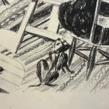 Esther Pressoir, Artist and Model, c. 1930 Signed Lithograph (no. 1)