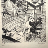 Esther Pressoir, Artist and Model, c. 1930 Signed Lithograph (no. 1)