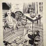 Esther Pressoir, Artist and Model, c. 1930 Signed Lithograph (no. 1)