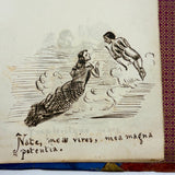The First Book of VIRGIL's The Aeneid: Amazing Hand-drawn Re-telling with Latin Subtitles, F.B. Greene, Providence RI, 1868 (Copy)