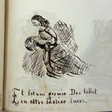 The First Book of VIRGIL's The Aeneid: Amazing Hand-drawn Re-telling with Latin Subtitles, F.B. Greene, Providence RI, 1868 (Copy)