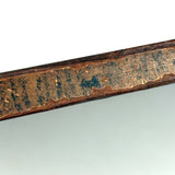 19th Century Small Size Handmade School Slate with Charming Etched Monogram, Stars and Shapes