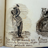 The First Book of VIRGIL's The Aeneid: Amazing Hand-drawn Re-telling with Latin Subtitles, F.B. Greene, Providence RI, 1868 (Copy)