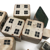 Rare (and Best!) Much Loved Old Black and White House Blocks
