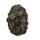 Dark and Craggy Antique Stoneware/Redware Memory Jug, Sealed Forever