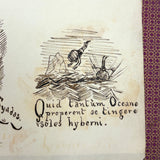 The First Book of VIRGIL's The Aeneid: Amazing Hand-drawn Re-telling with Latin Subtitles, F.B. Greene, Providence RI, 1868 (Copy)