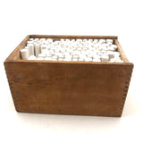 1920s American Crayon Co. One Gross Box Tapered White Waltham Chalk, Near Full