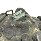 Dark and Craggy Antique Stoneware/Redware Memory Jug, Sealed Forever