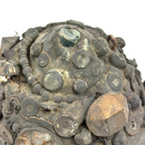 Dark and Craggy Antique Stoneware/Redware Memory Jug, Sealed Forever