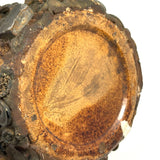 Dark and Craggy Antique Stoneware/Redware Memory Jug, Sealed Forever