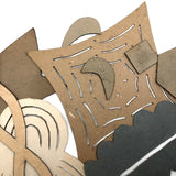 Lot of Old Quilter's Templates, One Signed, Dated 1889