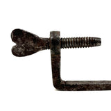 19th Century Hand-forged  Heart Quilting Clamp