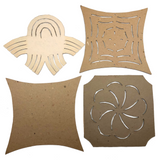 Lot of Old Quilter's Templates, One Signed, Dated 1889