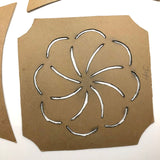 Lot of Old Quilter's Templates, One Signed, Dated 1889