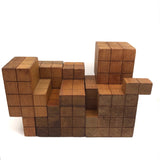 Beautiful Old Set of Divided Cube Teaching Blocks