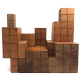 Beautiful Old Set of Divided Cube Teaching Blocks
