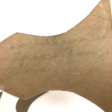 Lot of Old Quilter's Templates, One Signed, Dated 1889