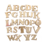 Antique Bone Alphabet, Complete, in Slide Top Box 