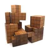 Beautiful Old Set of Divided Cube Teaching Blocks