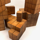 Beautiful Old Set of Divided Cube Teaching Blocks