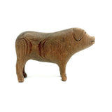 Wonderful Antique Hand-carved Wooden Pig