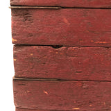 Brilliant Collapsible Crate in Old Red Paint