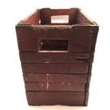 Brilliant Collapsible Crate in Old Red Paint